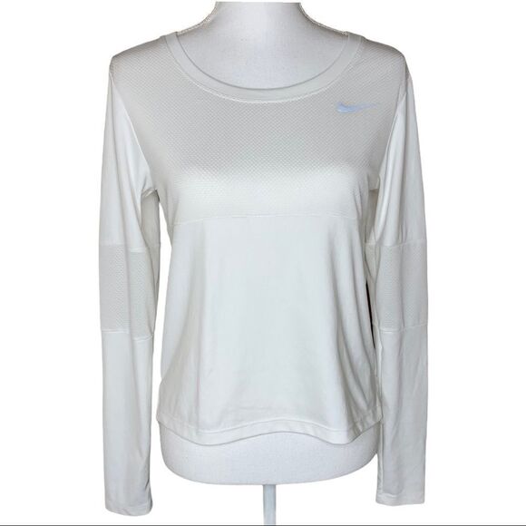 Nike Tops - Nike Dri-fit city white core top - small